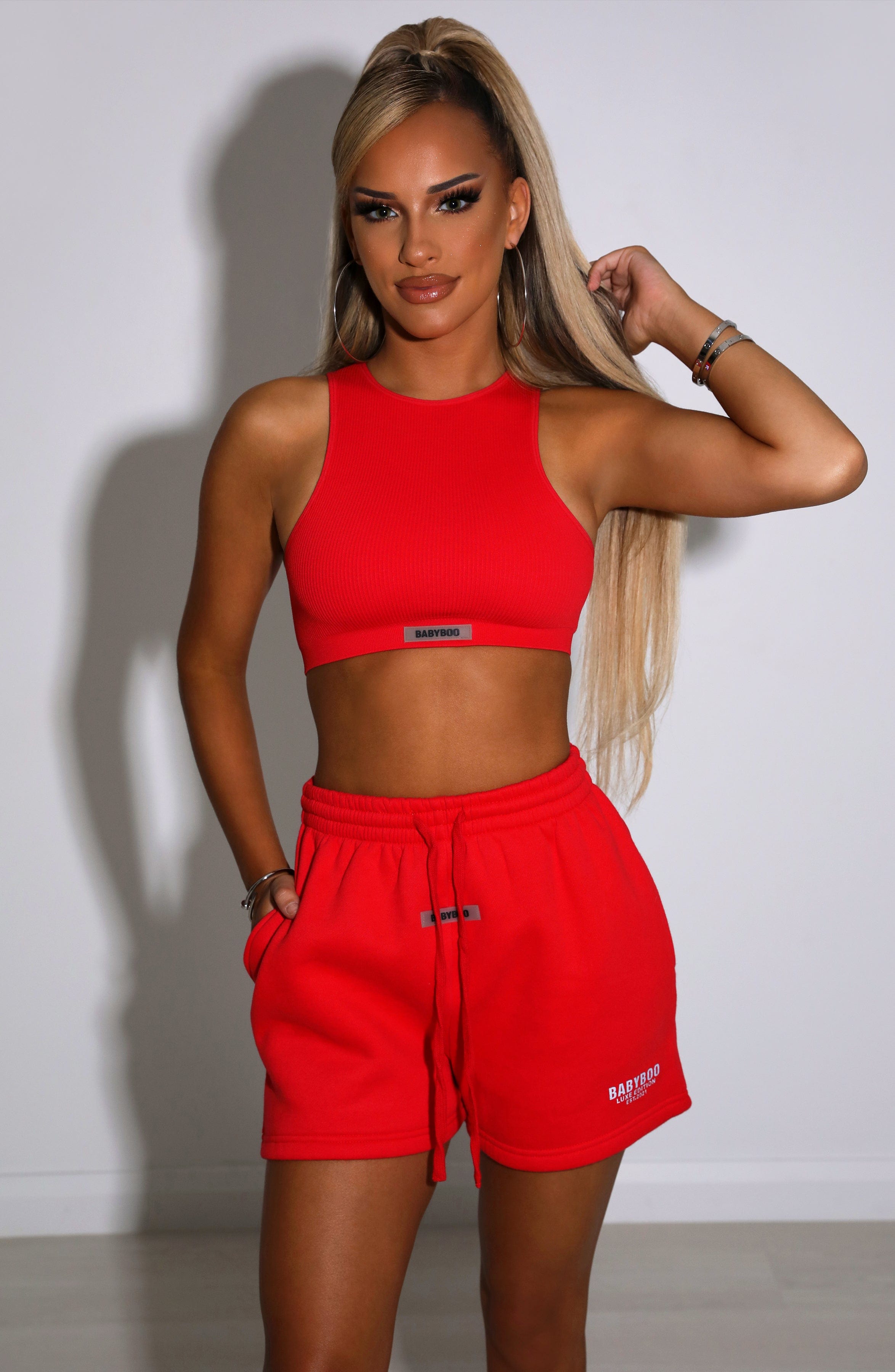 Jae Luxe Crop - Red