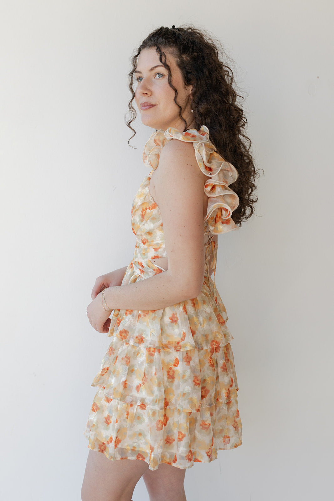 vivienne floral mini dress
