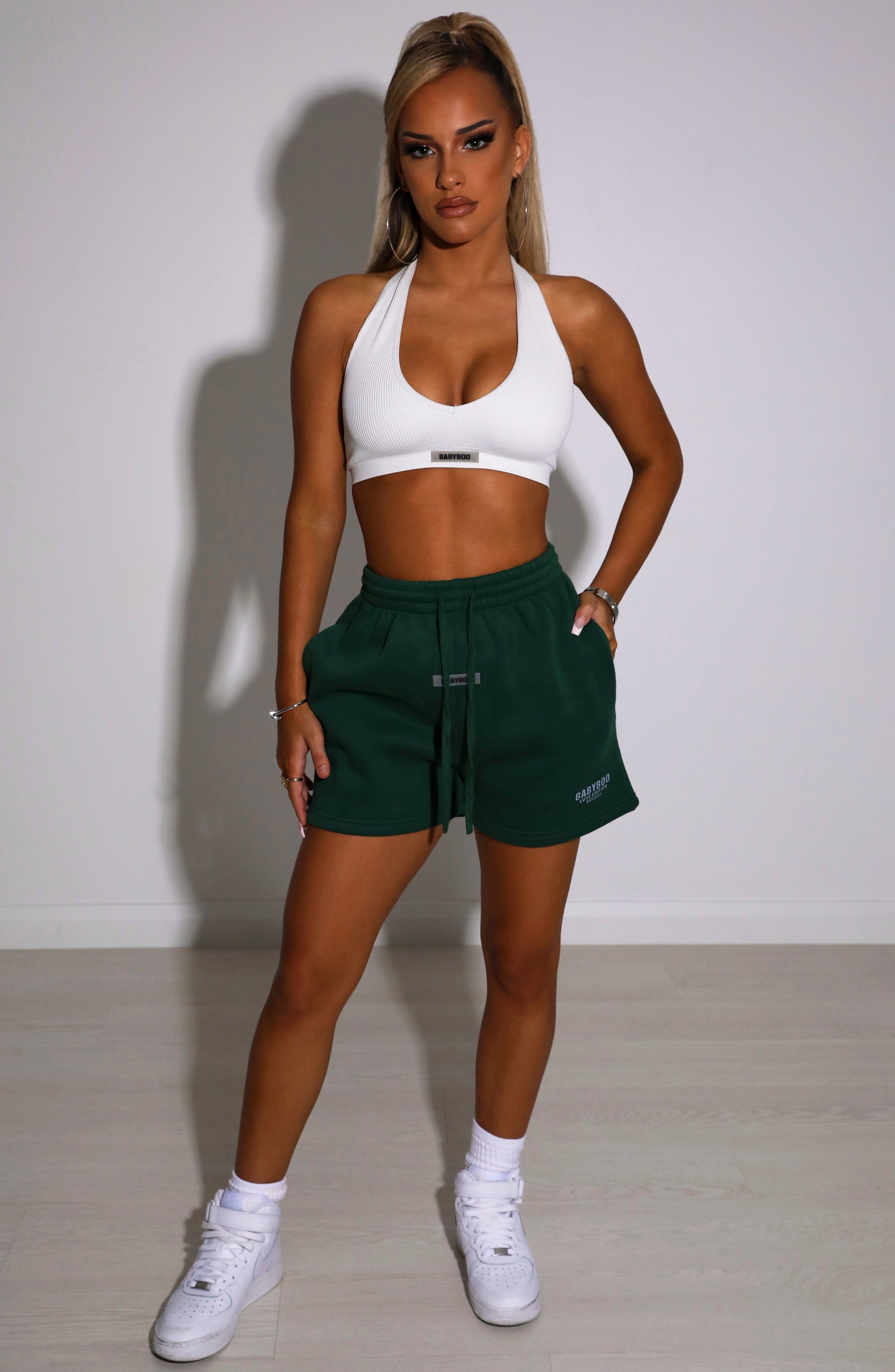 Kami Luxe Crop - White