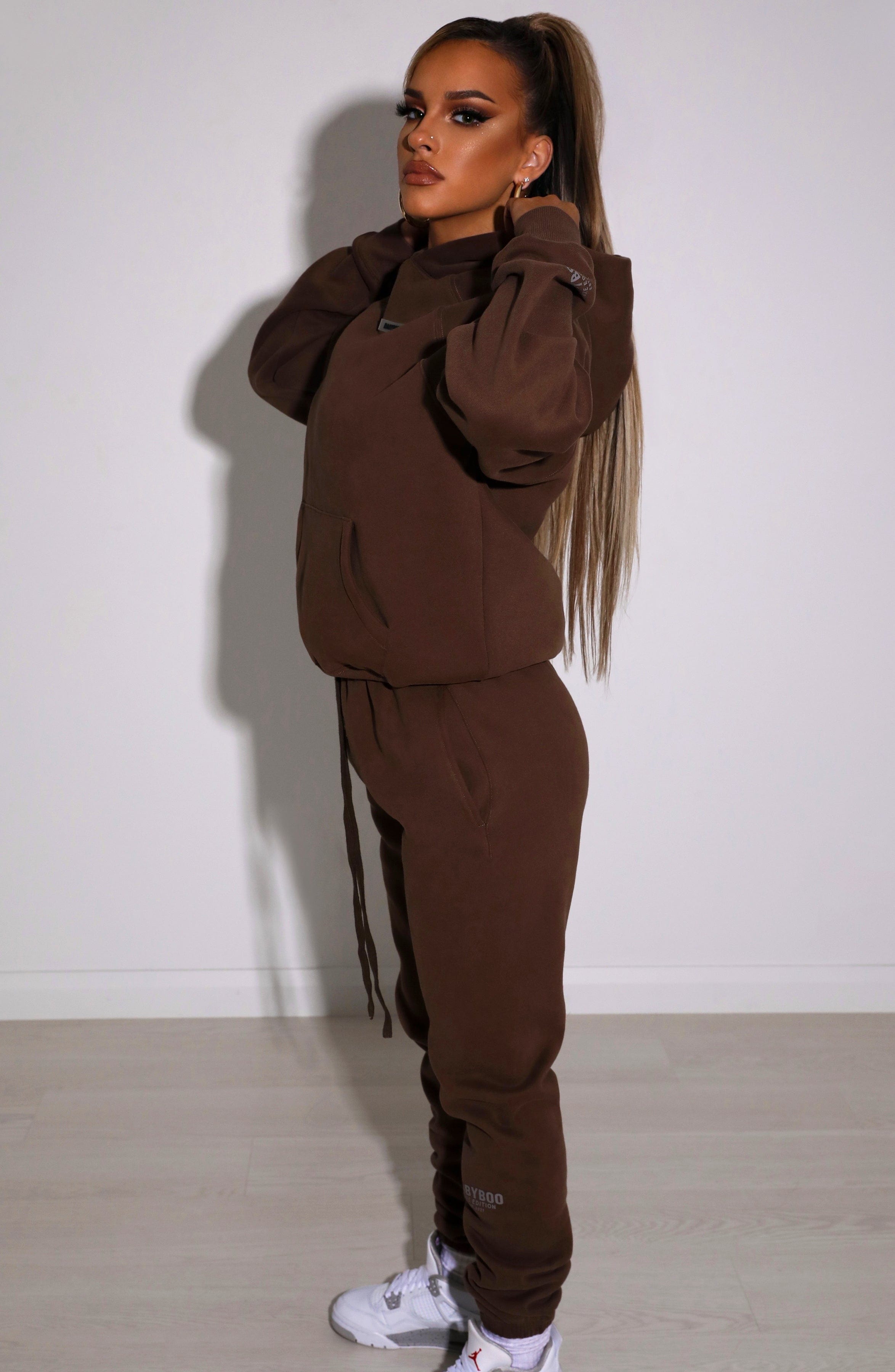 Ivy Luxe Hoodie - Chocolate