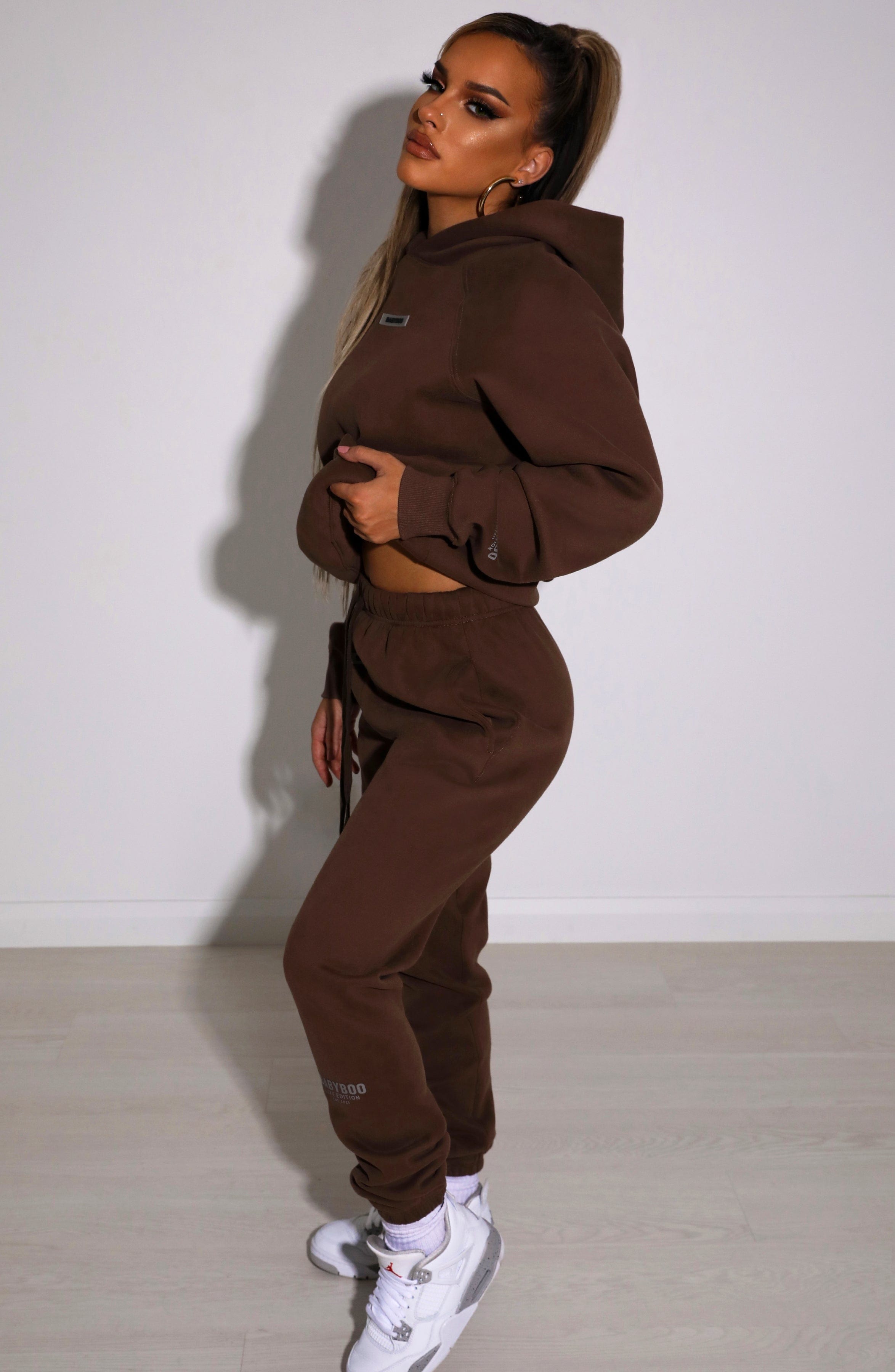 Ivy Luxe Hoodie - Chocolate