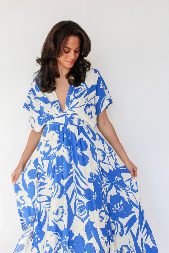 Roaring Waters Maxi Dress